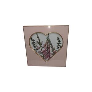 Pink/Gold Table Top Picture Frame 4X4- New